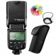 Godox TT600 2.4G 무선 GN60 마스터 슬레이브 카메라 플래시 스피드라이트 Canon Nikon Pentax Olympus Fujifilm용