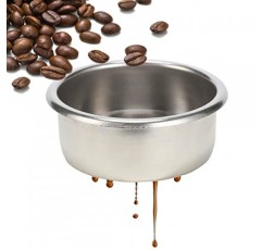 54mm 커피 필터 바구니 스테인레스 스틸 비 가압 Portafilter 바구니 Breville Delonghi Krups 에스프레소 머신 용 재사용 가능한 분리형 2 컵 18-20g