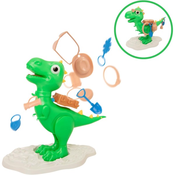 Wowow 장난감 및 게임 T-Rex Tantrum 보드 게임 | 온 가족을 위한 재미있는 보드 게임 장난감 | 생일 파티, 가족 파티, 휴일 게임에 적합 | 모든 어린이를 위한 완벽하고 재미