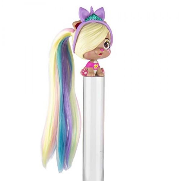 IMC TOYS VIP 애완동물 미니 팬 시리즈 1 2팩 - 6가지 놀라움을 드러내는 DIP, 핑크, 8인치