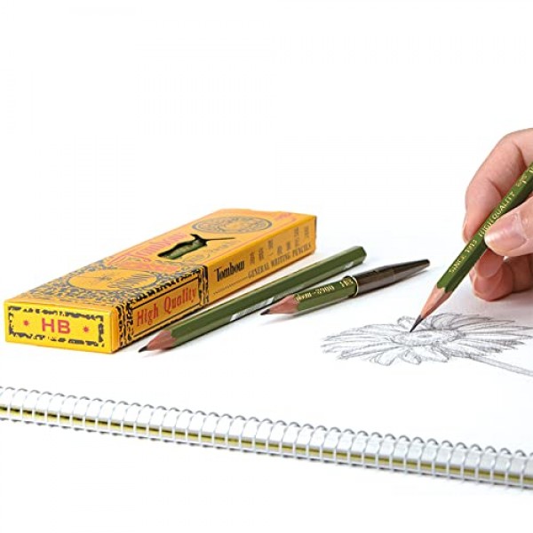 TOMBOW 8900 드로잉 펜슬, HB, 흑연 12팩