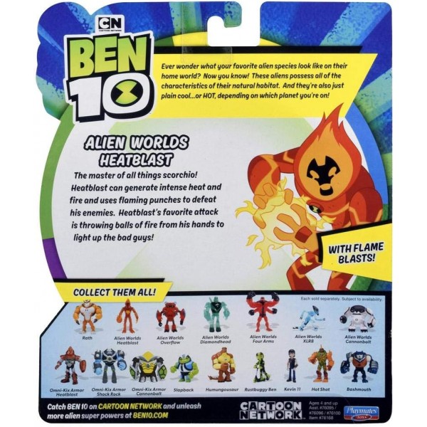 지오치 프레지오시 BEN58400 Ben10 Base A12 S.A.W Heatblast Ben_10 Figuren