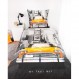 Herding Young Collection 베드 린넨 세트, 뒤집을 수 있는 모티프, 베갯잇 80 x 80cm, 이불 커버 135 x 200cm, 면/렌포세, 멀티컬러