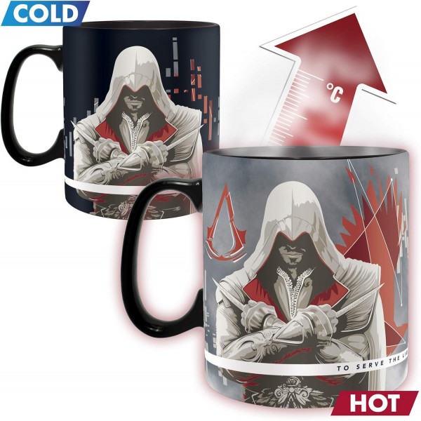 Assassin's Creed The Assassin - Tasse mit Thermoeffekt Unisex Tasse multicolor