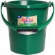 Spontex Eco Green Bucket 100% 재활용 소재, 버킷 하단에 오목한 그립 포함, 10L 용량, 19800212, Green