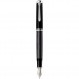 Pelikan 만년필 Souverän 805 Stresemann, 블랙 앤트러사이트, 펜촉 F(미세), 선물 케이스에 담긴 고품질 피스톤 필러, 957621