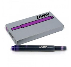 Lamy USA 라미 만년필 박스형 잉크 카트리지 (팩당 5개) 보라색