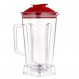 Vitamix 5000 5200 6300 760 용 64 OZ 컨테이너 블렌더 투수 블렌더 용기 컵 교체 부품 빨간색 뚜껑이있는 액세서리