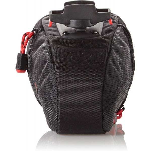 KlickFix 안장 부착 장치가 있는 Norco Ohio 확장형 안장 가방 Black 10 x 10 x 20 cm, 1.2 리터
