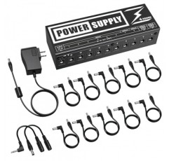 Donner DP-2 기타 페달 전원 공급 장치 9V/12V/18V 효과 페달용 고전류 10 절연 DC 출력