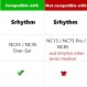 TaiZiChangQin NC25 메모리 폼 이어 패드 교체 Srhythm 버전 NC25 NC35 헤드폰 단백질 가죽 이어 패드와 호환 가능