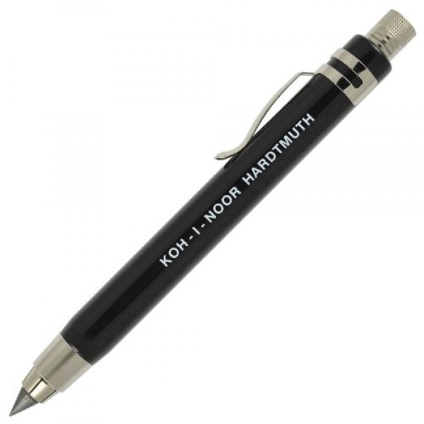 KOH-I-NOOR 5359 직경 5.6mm 기계식 클러치 리드 홀더 연필 - 블랙
