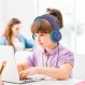 마이크가 장착된 DREATI Kids 헤드폰, 소년 소녀용 어린이용 온이어 헤드폰 iPad/PC/Phone/Travel(파란색)용 어린이용 선물용 스테레오 청소년 헤드셋