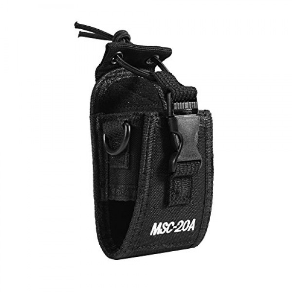 3 PCS 유니버설 워키 토키 나일론 벨트 케이스 가방 (조정 가능한 어깨 끈 포함) Kenwood/Motorola/HYT 양방향 라디오 용 양방향 라디오 홀더 홀스터 케이스 MSC-20A