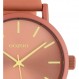 가죽 스트랩이 있는 Oozoo 여성용 시계 42mm 색상 Oozoo Unicolor Salmon