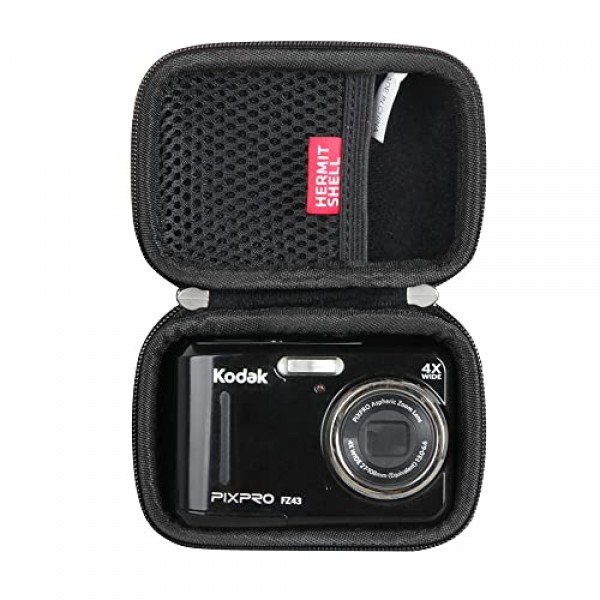 Kodak PIXPRO 친화적인 줌 FZ43-BK/Kodak PIXPRO 친화적인 줌 FZ53-BK 16MP 디지털 카메라용 Hermitshell 하드 여행용 케이스(검은색)
