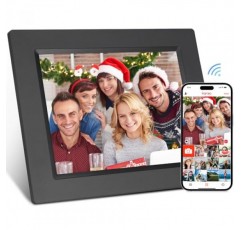 Gsituk 8.7인치 디지털 액자, WiFi 앱, 1024 x 76 터치스크린 자동 전자 액자, 16GB 메모리, USB/SD 카드 지원, 가족 및 친구를 위한 선물