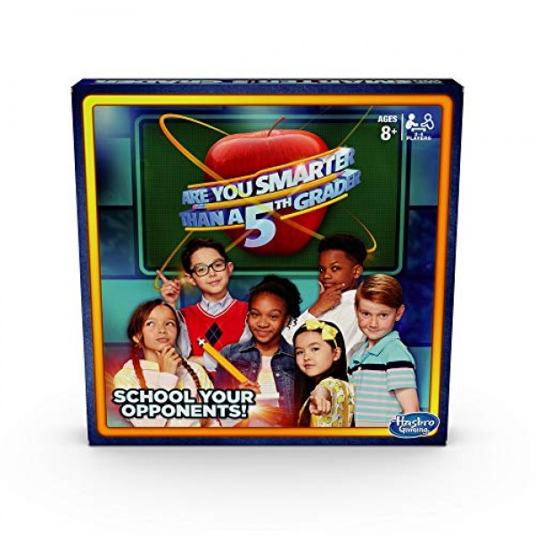 Hasbro Gaming은 8세 이상 어린이를 위한 5학년 보드 게임보다 더 똑똑합니다