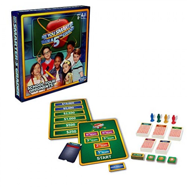 Hasbro Gaming은 8세 이상 어린이를 위한 5학년 보드 게임보다 더 똑똑합니다