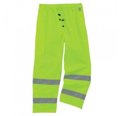 Ergodyne GloWear 8915 레인 팬츠, 높은 가시성, 반사, ANSI 규격