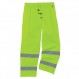 Ergodyne GloWear 8915 레인 팬츠, 높은 가시성, 반사, ANSI 규격