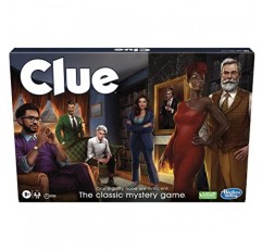 8세 이상 어린이를 위한 CLUE Hasbro 게임 보드 게임, 2-6인용 재구상 게임, 미스터리 게임, 탐정 게임, 어린이 및 성인을 위한 가족 게임 Clue(2023 Refresh)