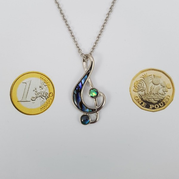 Kiara Jewellery Music Note 펜던트 목걸이 18