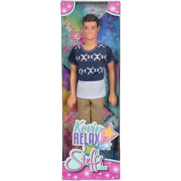 Simba 105731629 Steffi Love Kevin Doll with Sporty Clothing, 3-Ass.