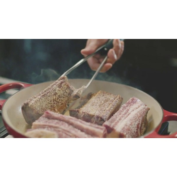 Le Creuset 에나멜 주철 시그니처 브레이저, 3.5쿼트, 연홍색