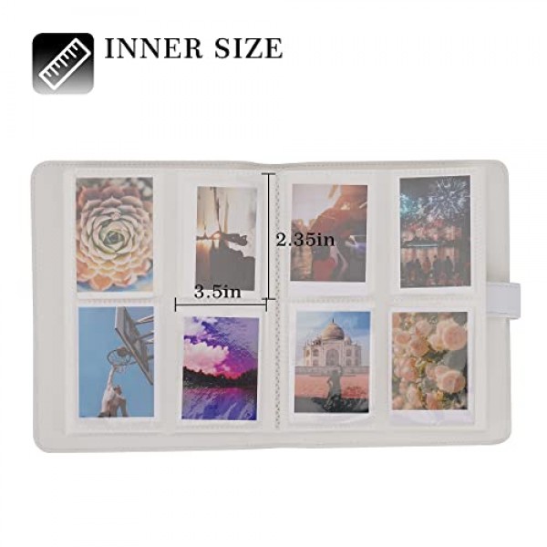 Fuji Instant Mini 70 7s 8 8+ 9 11 25 50s 90, Polaroid SnapTouch PIC-300 Z2300 인스턴트 카메라 롤용 256 포켓 미니 앨범