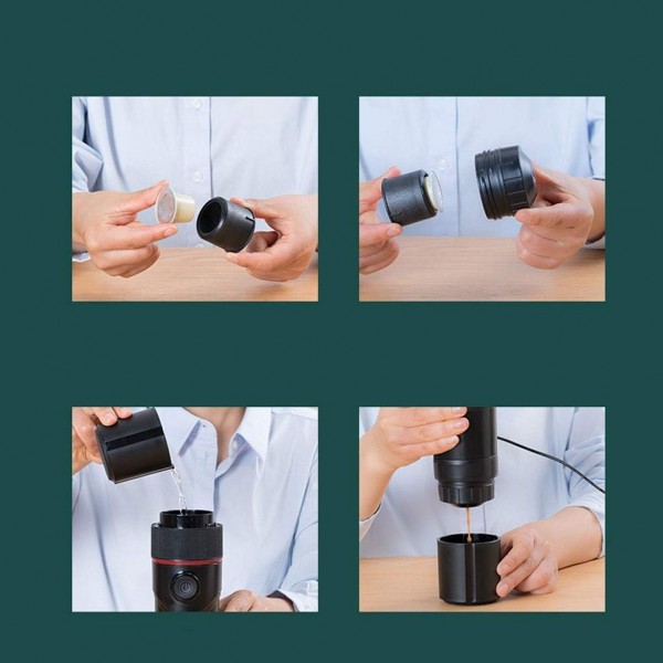 DAGUAI 휴대용 자동차 커피 머신 USB 포드 커피 머신 캡슐 에스프레소 메이커 Expresso 머신
