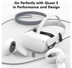 Quest 2/1 및 PC/Steam VR과 호환되는 AMVR 링크 케이블, 5M 길이의 가상 현실 헤드셋 케이블, 어댑터가 있는 USB 3.0 유형 A-C VR 헤드셋 케이블