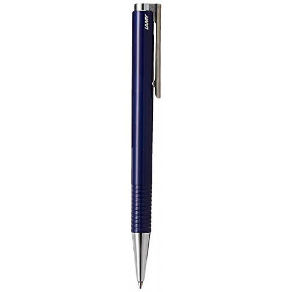 LAMY 샤이니 블루 로고 볼펜 with 블랙 잉크 (L204MBE)