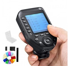Godox XproII-S TTL 2.4G 무선 고속 동기화 1/8000s, 11개의 사용자 정의 기능, 5개의 그룹 버튼, 4개의 기능 버튼으로 소니 카메라(XPROII-S)에 편리한 조작 제공