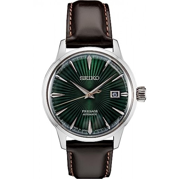 SEIKO SRPD37 프레시지 남성용 시계 브라운 40.5mm 스테인레스 스틸