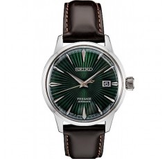 SEIKO SRPD37 프레시지 남성용 시계 브라운 40.5mm 스테인레스 스틸