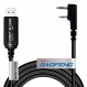 MIRKIT USB 프로그래밍 케이블 Baofeng 양방향 햄 휴대용 라디오용 기본 모델 PL2303 칩: UV-5R, 5RA, 5R Plus, 5RE, bf F8HP, UV3R Plus, BF-888S,UV-82, 5RX3, GA-2S, BF-F8+ , H777, UV-82HP