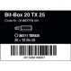 비트박스 20 H 엑스트라 하드 비트 TX25 x 25mm, 20개