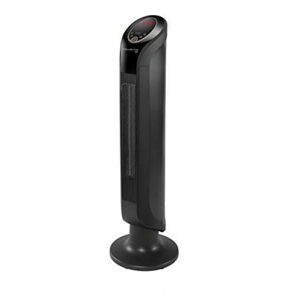 Rowenta Intense Comfort SO9420 핫 타워 히터 팬 2400W, 높이 80cm, 3가지 전력 레벨, 42dB(A), 검정색
