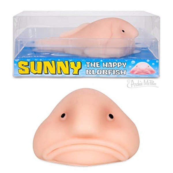 Accoutrements Sunny The Blobfish - 참신한 장난감 - 물렁한 장난감