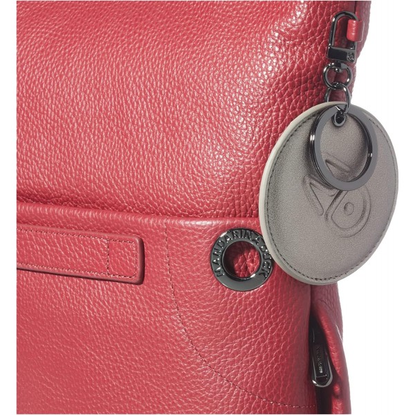 Mandarina Duck 여성용 멜로우 가죽 P10fzt68 숄더백, 32x33x5(L x H x W) Rumba Red Rumba