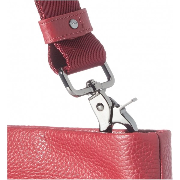 Mandarina Duck 여성용 멜로우 가죽 P10fzt68 숄더백, 32x33x5(L x H x W) Rumba Red Rumba