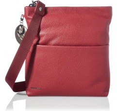 Mandarina Duck 여성용 멜로우 가죽 P10fzt68 숄더백, 32x33x5(L x H x W) Rumba Red Rumba