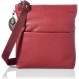 Mandarina Duck 여성용 멜로우 가죽 P10fzt68 숄더백, 32x33x5(L x H x W) Rumba Red Rumba