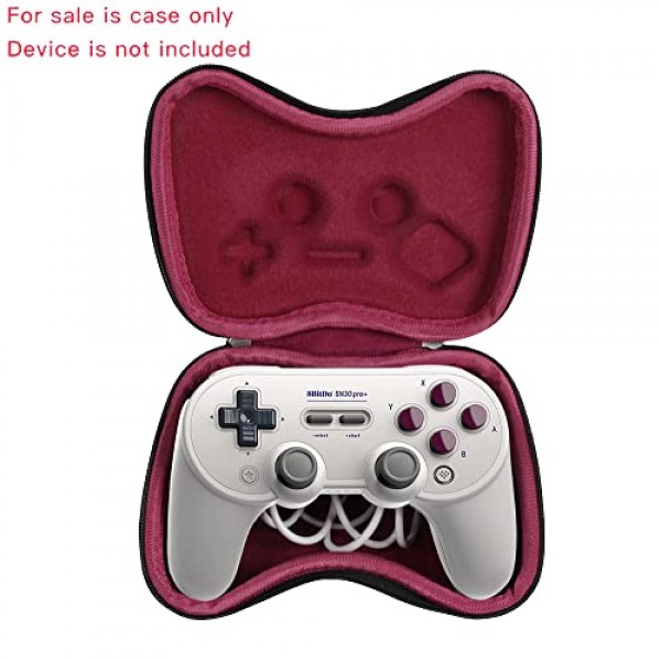 8Bitdo Sn30 Pro+ 블루투스 컨트롤러 무선 게임패드용 Hermitshell 여행용 케이스(G 클래식 에디션)