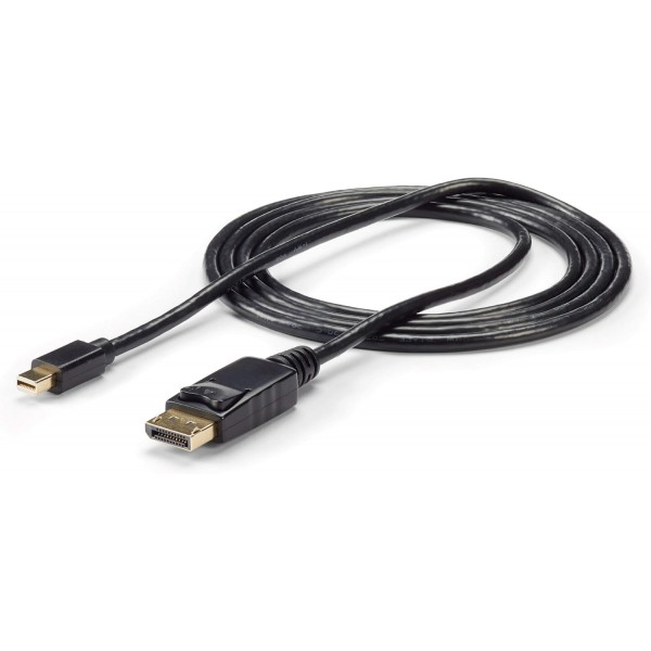StarTech.com 3m Mini DisplayPort - DisplayPort 1.2 어댑터 케이블 M/M - DisplayPort 4k with HBR2 지원 - 3m 미니 DP - DP 케이블(MDP2DPMM3M)