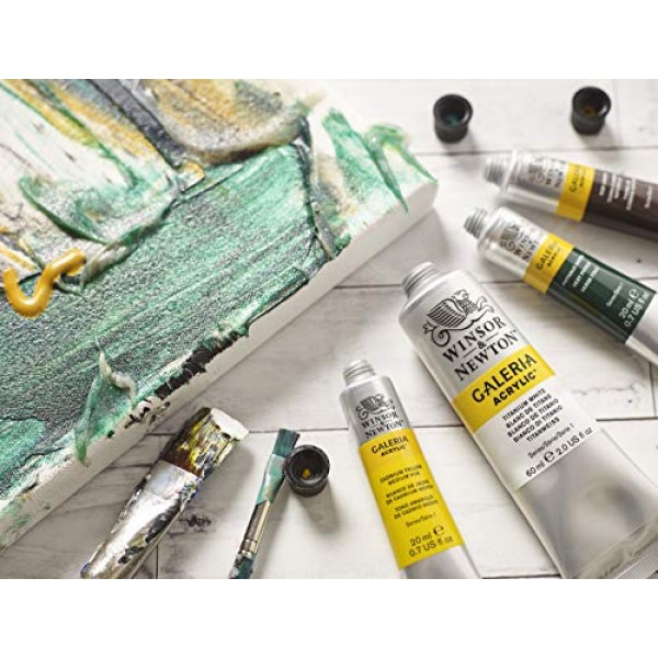 Winsor & Newton Galeria Acrylics - 프탈로 그린 - 200ml 튜브