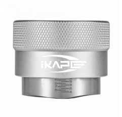 IKAPE 커피 제품, 53MM 커피 디스트리뷰터, 중력 적응형 에스프레소 디스트리뷰터는 모든 53MM 에스프레소 포터필터에 적합, 54MM Breville 바텀리스 포터필터(실버)와 호환 