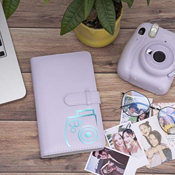 지갑 사진 앨범 2x3 Fujifilm Instax Mini 11 9 8 70 90 7S 즉석 카메라 필름, 폴라로이드 앨범, Instax 사진 앨범 96 사진과 호환 가능