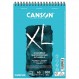 CANSON XL 수채화 300gsm A5 용지, 냉간 압착, 나선형 패드 짧은 면, 흰색 시트 30장, 전문 예술가에게 이상적